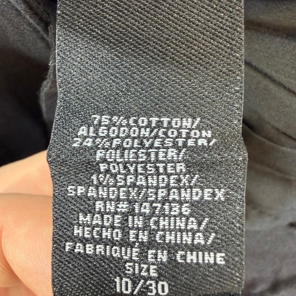 New 1822 Classic Skinny Butter Denim Jeans Womens Size 10/30 Black Stretch Pants - Picture 4 of 7